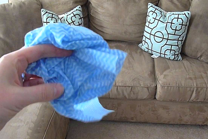 How to clean hot sale suede chair cushions